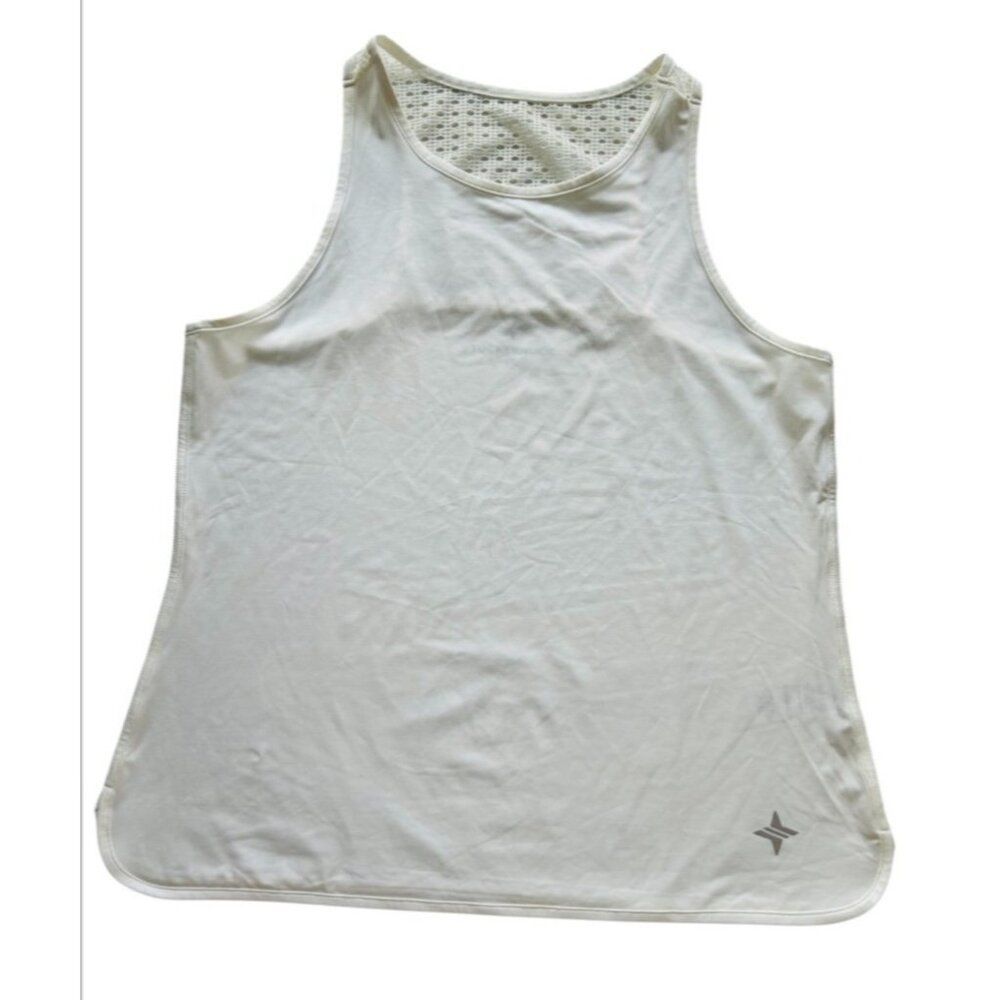 TUCKERNUCK Women's Size M White Tank Top